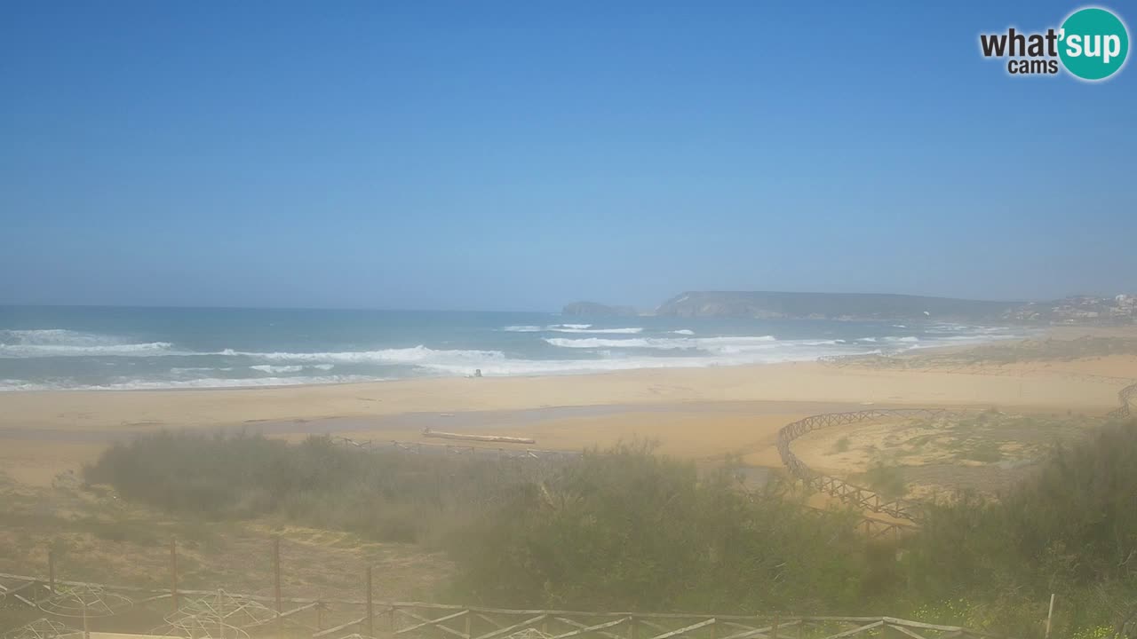 Webcam Torre dei Corsari – Vista live sulla spiaggia da Punta Usai