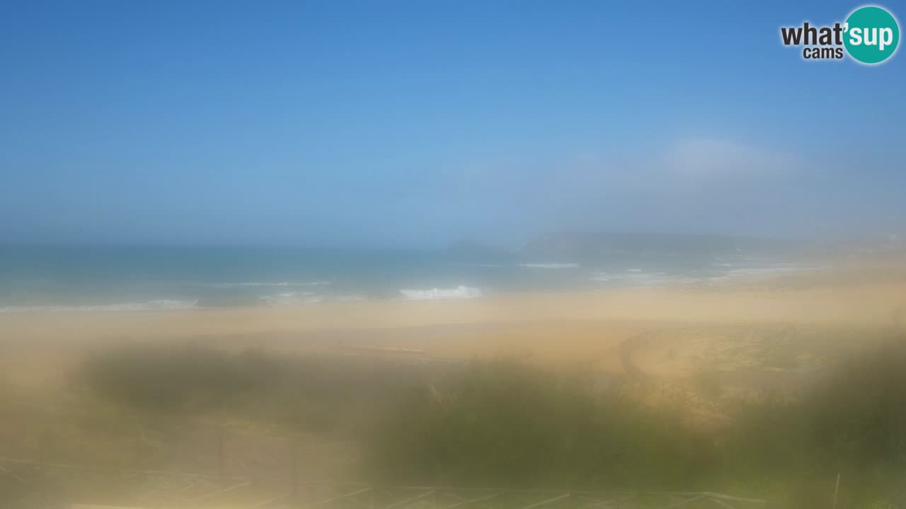 Webcam Torre dei Corsari – Live Beach View from Punta Usai