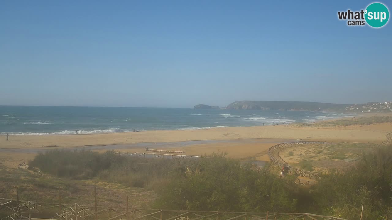Webcam Torre dei Corsari – Vue en direct sur la plage depuis Punta Usai