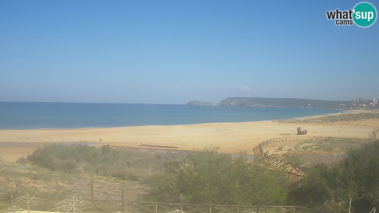 Cámara web Torre dei Corsari – Vista en directo de la playa desde Punta Usai
