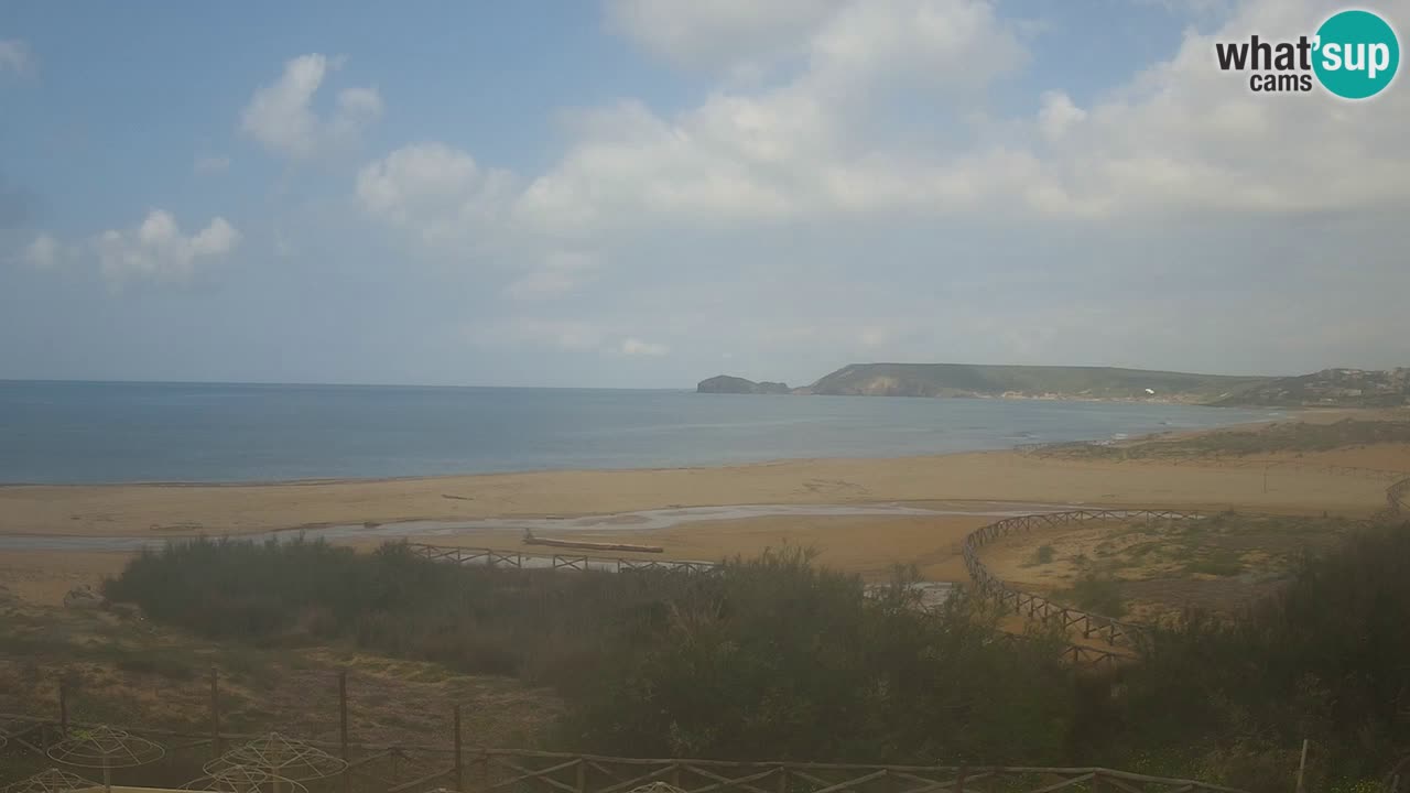 Webcam Torre dei Corsari – Vue en direct sur la plage depuis Punta Usai