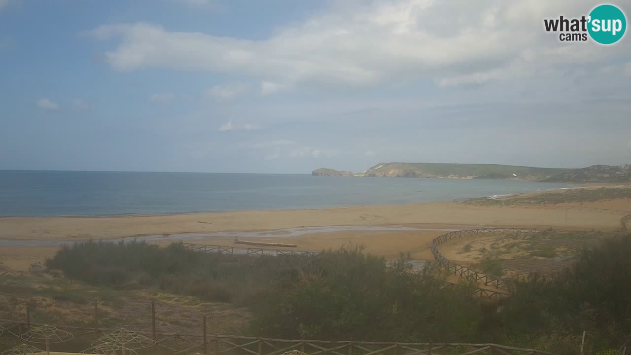 Webcam Torre dei Corsari – Live Beach View from Punta Usai