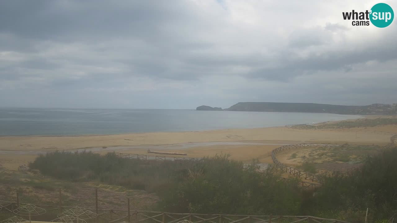 Webcam Torre dei Corsari – Vista live sulla spiaggia da Punta Usai