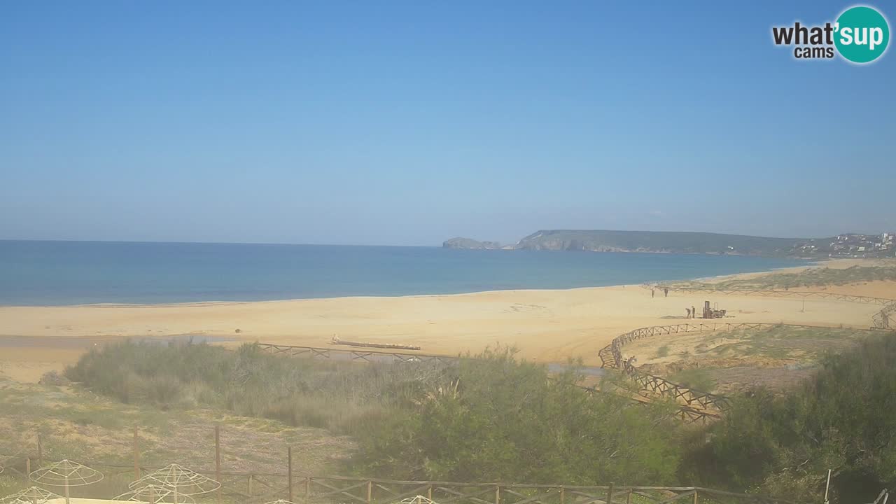 Webcam Torre dei Corsari – Vue en direct sur la plage depuis Punta Usai