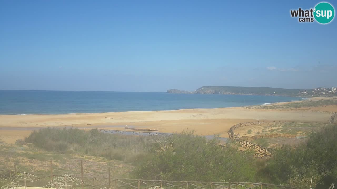 Webcam Torre dei Corsari – Live Beach View from Punta Usai