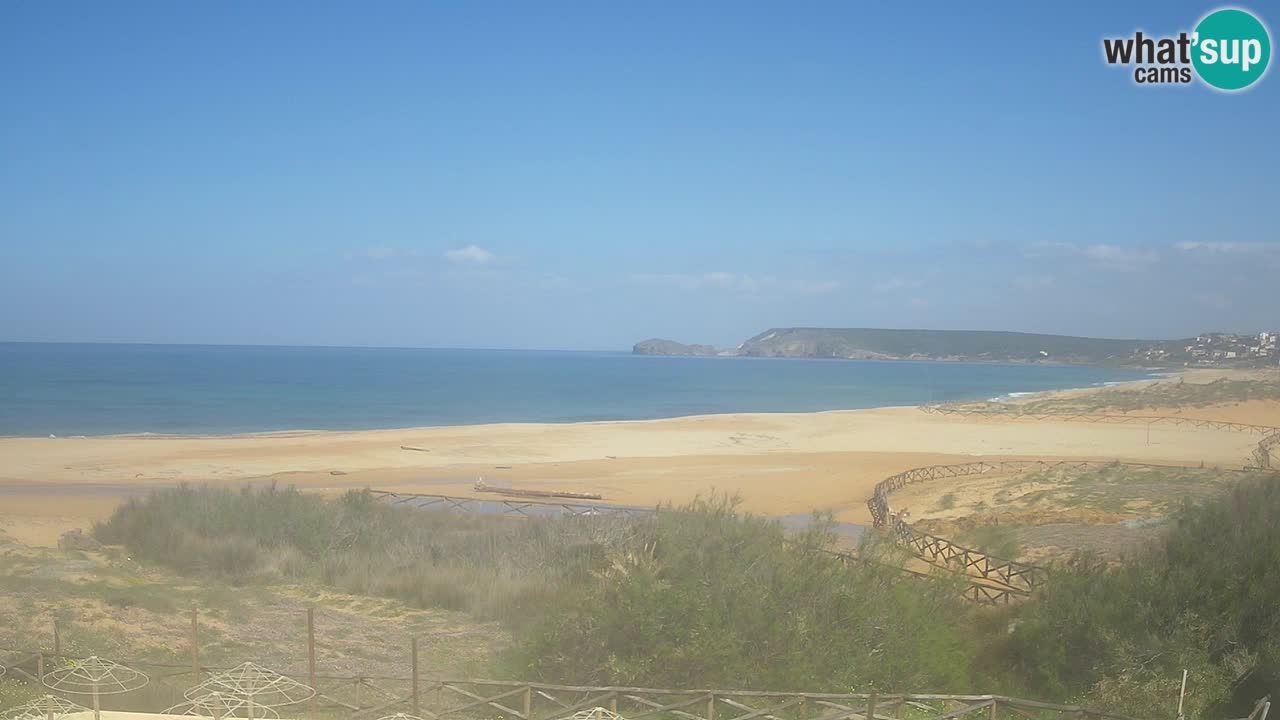 Webcam Torre dei Corsari – Live Beach View from Punta Usai