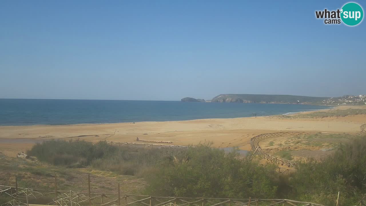 Web kamera Torre dei Corsari – Pogled uživo na plažu s Punta Usai