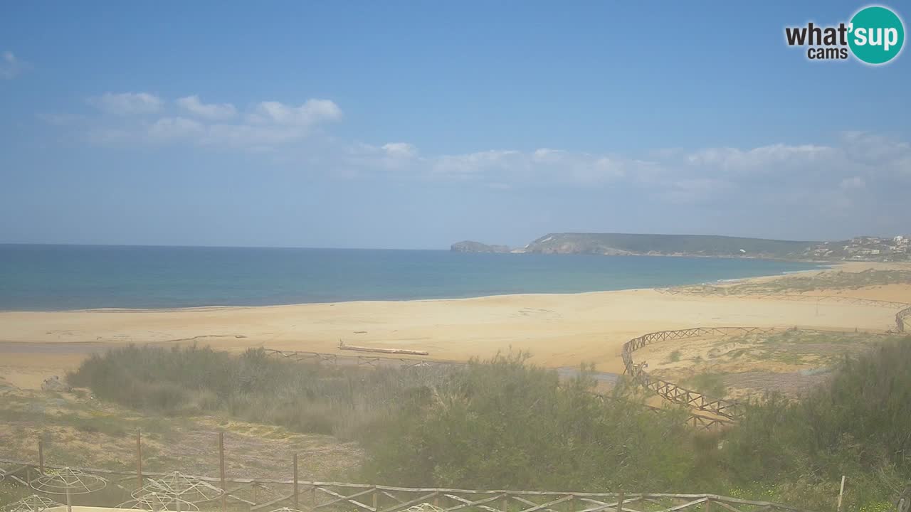 Webcam Torre dei Corsari – Live Beach View from Punta Usai