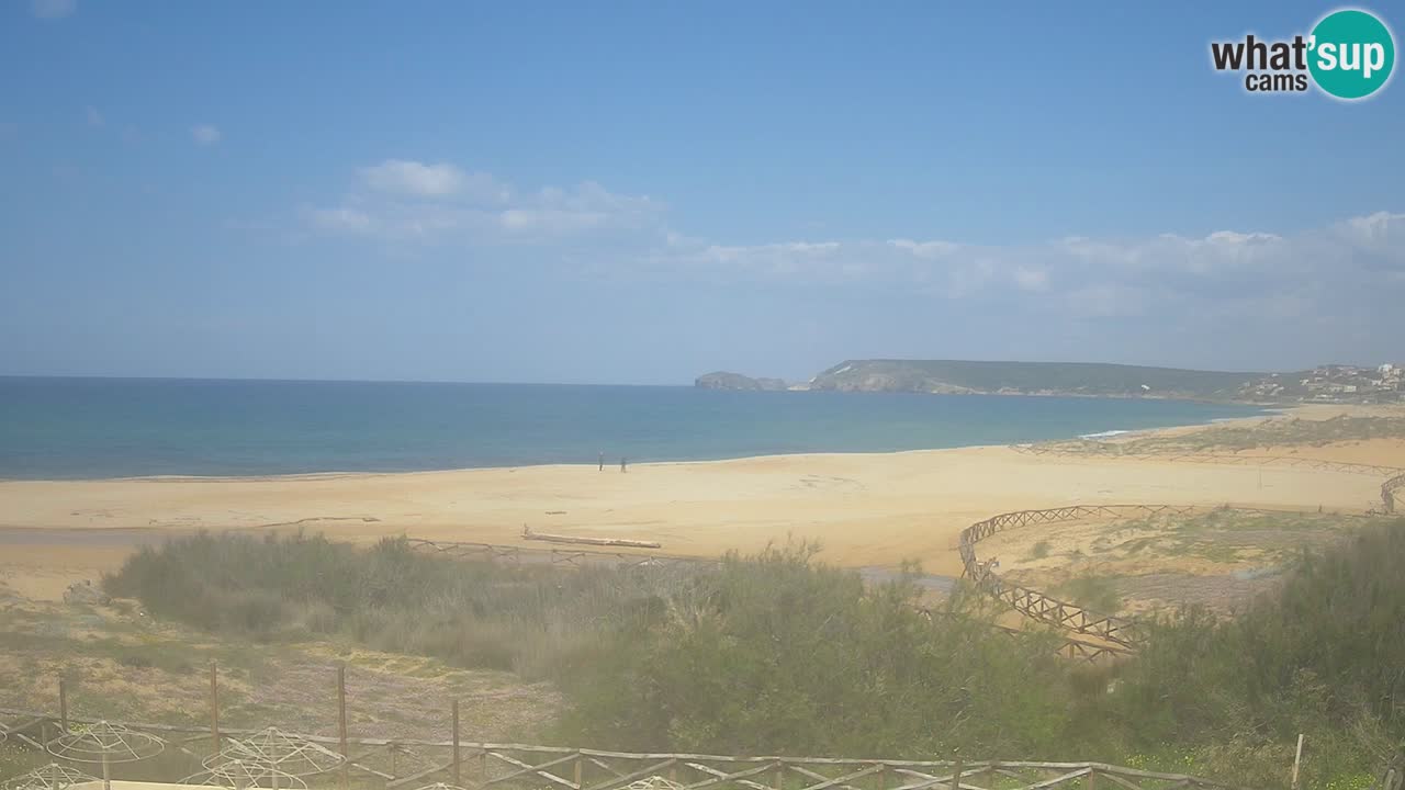 Webcam Torre dei Corsari – Vista live sulla spiaggia da Punta Usai