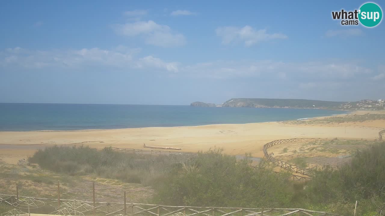 Webcam Torre dei Corsari – Liveblick auf den Strand von Punta Usai