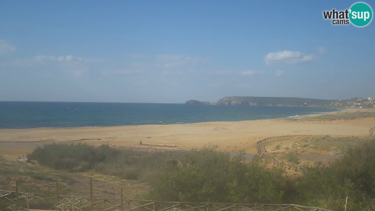 Cámara web Torre dei Corsari – Vista en directo de la playa desde Punta Usai