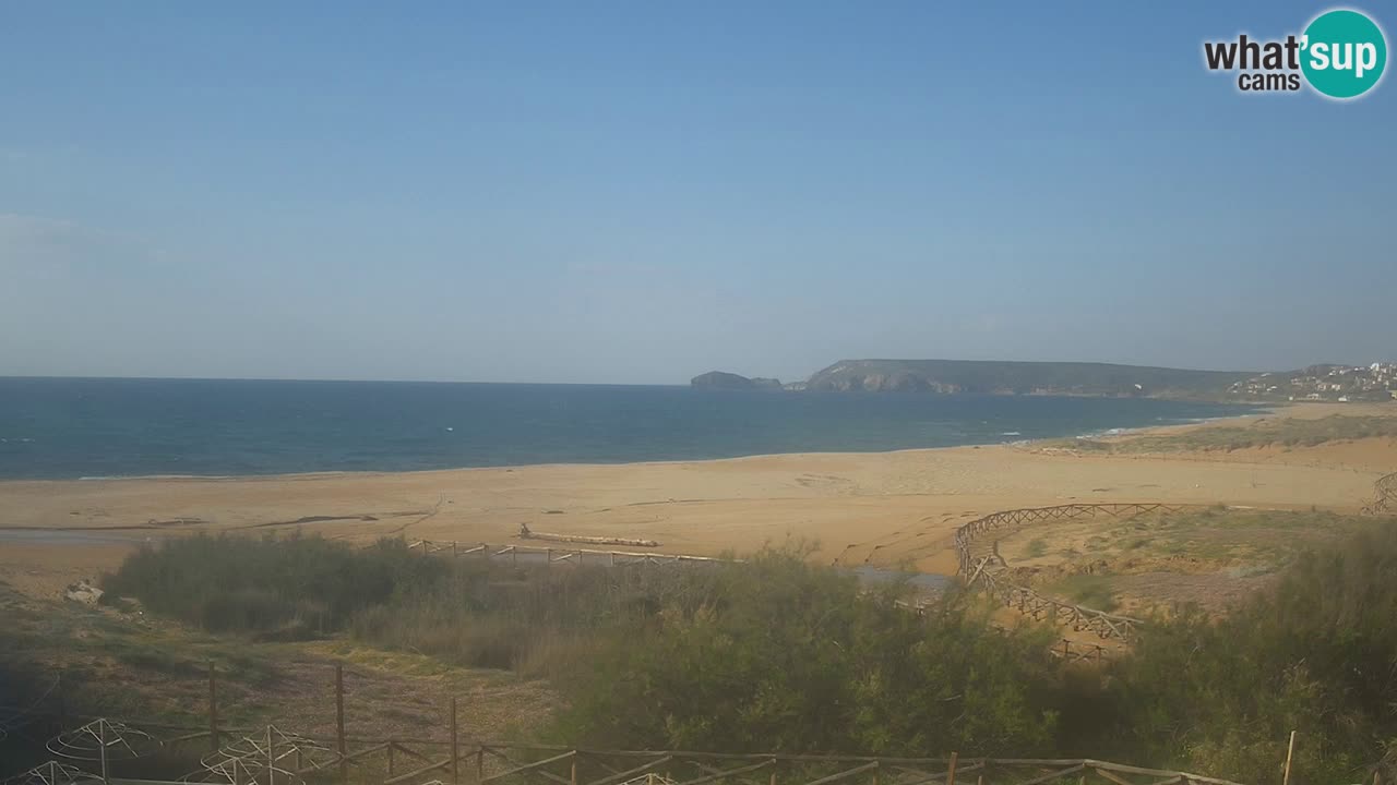 Cámara web Torre dei Corsari – Vista en directo de la playa desde Punta Usai