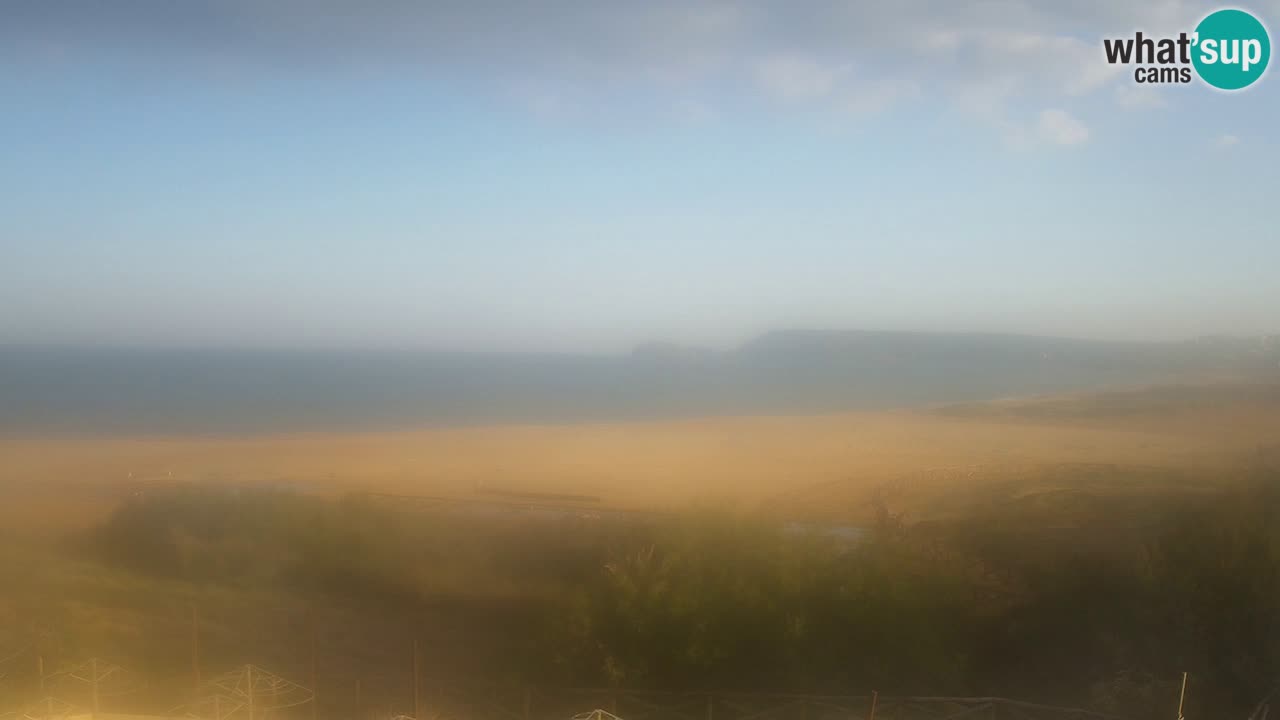 Webcam Torre dei Corsari – Vue en direct sur la plage depuis Punta Usai