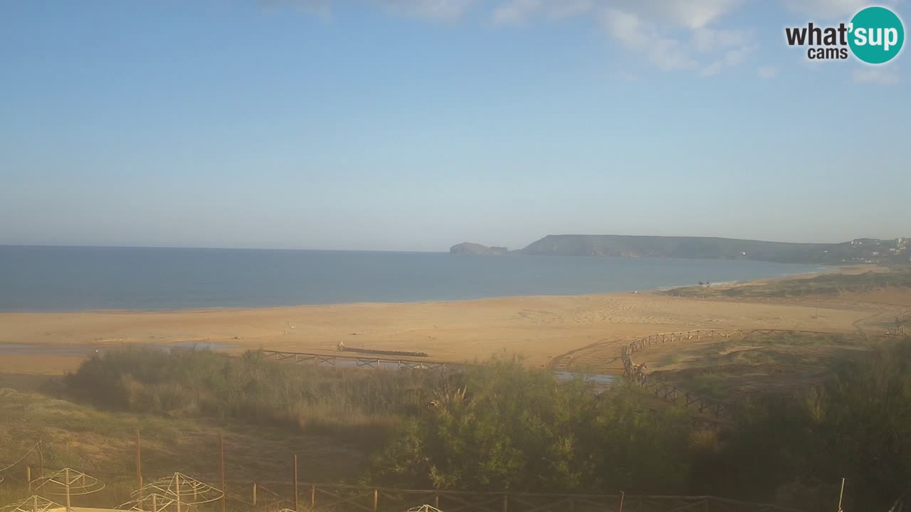 Webcam Torre dei Corsari – Vista live sulla spiaggia da Punta Usai