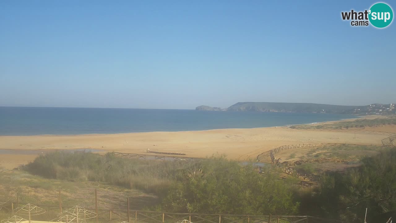 Webcam Torre dei Corsari – Liveblick auf den Strand von Punta Usai