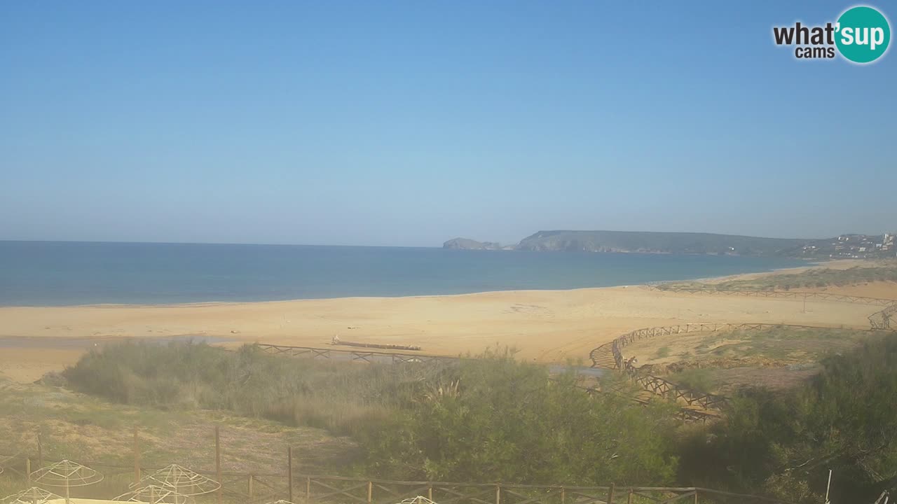 Webcam Torre dei Corsari – Live Beach View from Punta Usai