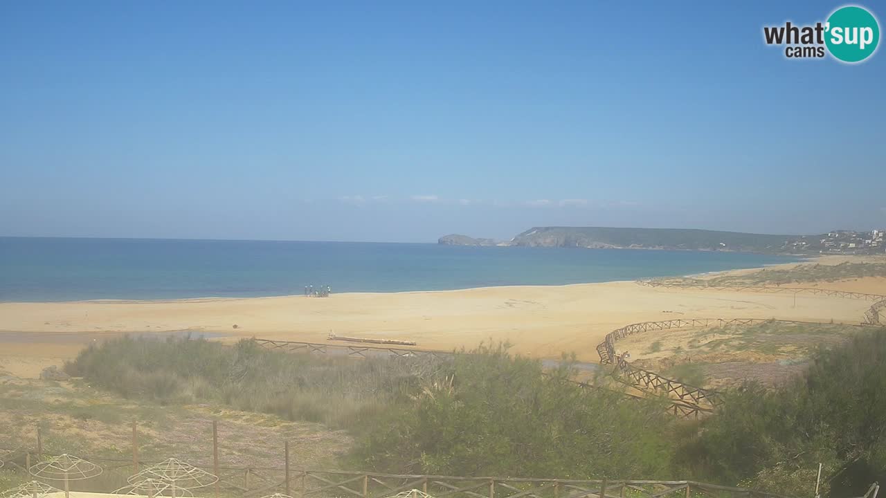 Webcam Torre dei Corsari – Vista live sulla spiaggia da Punta Usai