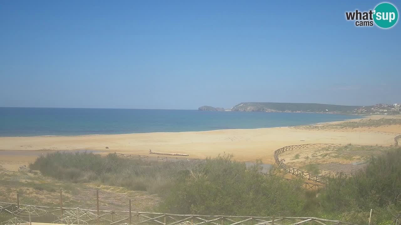 Webcam Torre dei Corsari – Live Beach View from Punta Usai