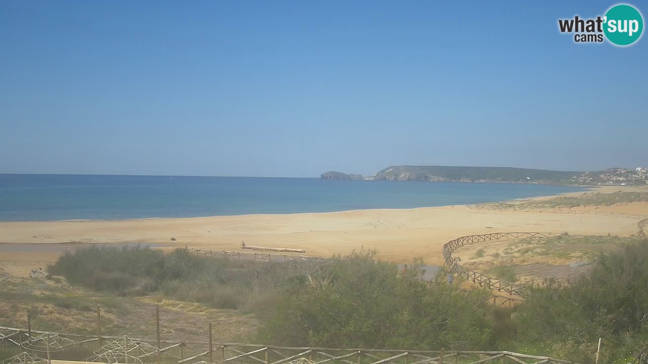 Webcam Torre dei Corsari – Vista live sulla spiaggia da Punta Usai
