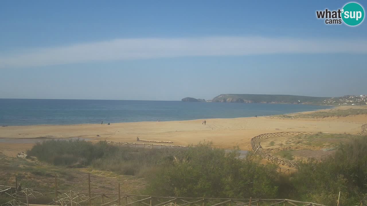 Webcam Torre dei Corsari – Vista live sulla spiaggia da Punta Usai