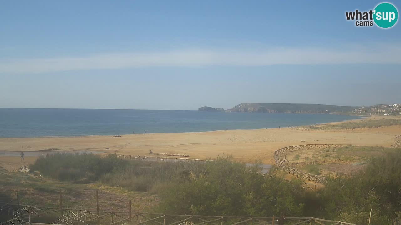 Cámara web Torre dei Corsari – Vista en directo de la playa desde Punta Usai