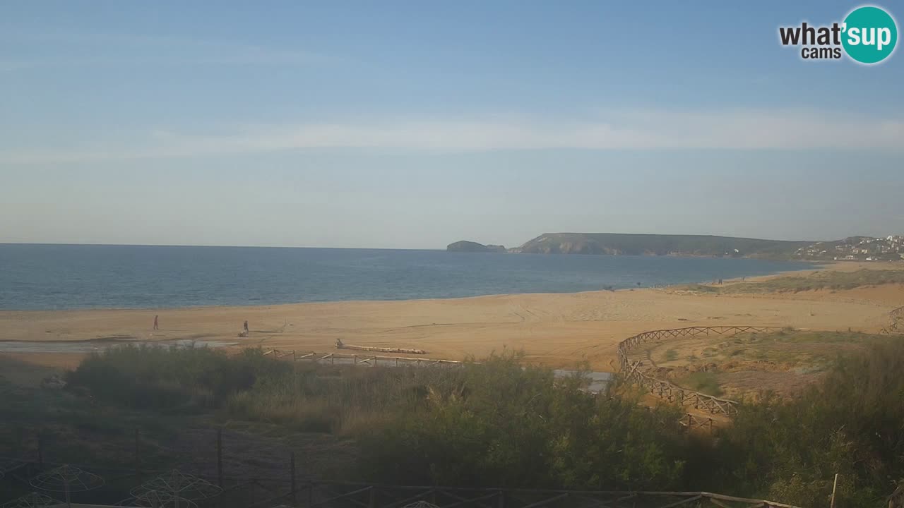 Webcam Torre dei Corsari – Vista live sulla spiaggia da Punta Usai