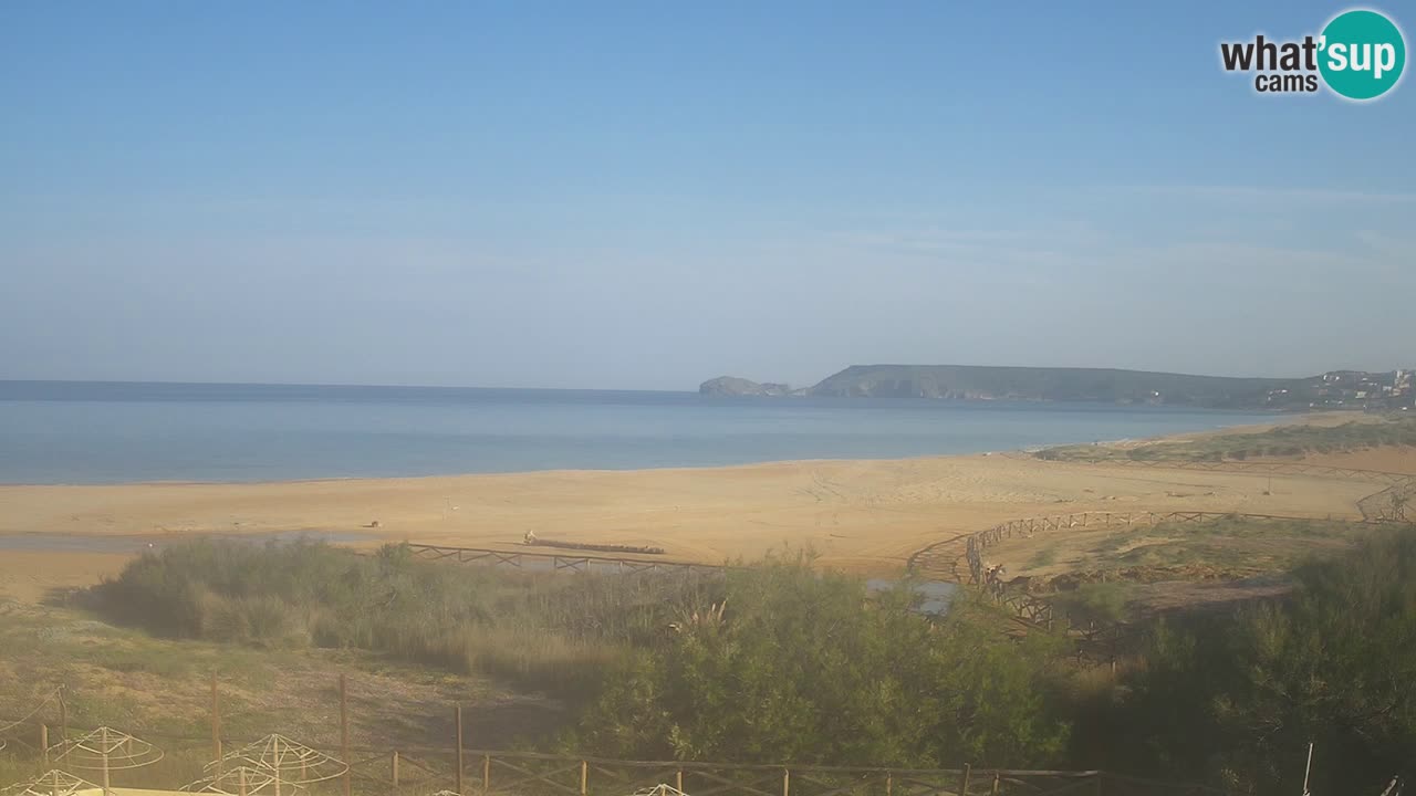 Webcam Torre dei Corsari – Live Beach View from Punta Usai