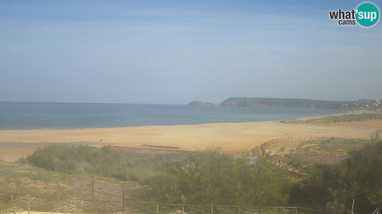 Webcam Torre dei Corsari – Liveblick auf den Strand von Punta Usai