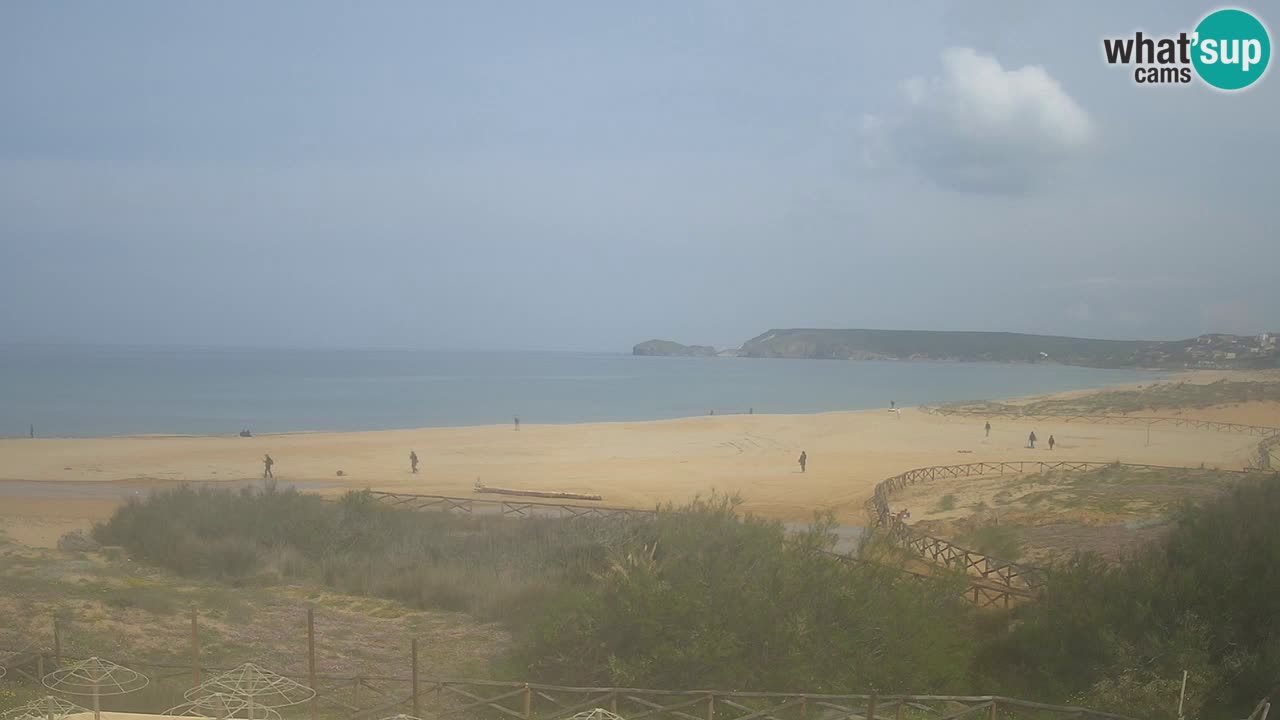 Web kamera Torre dei Corsari – Pogled uživo na plažu s Punta Usai