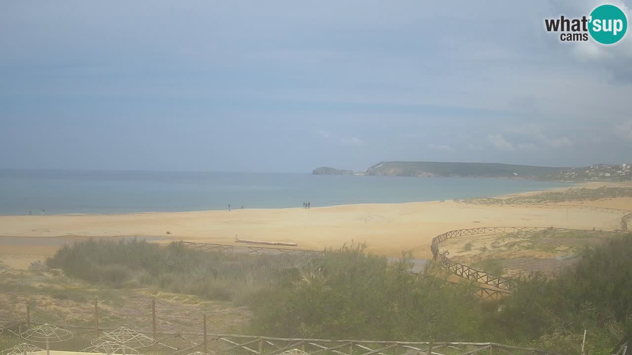 Webcam Torre dei Corsari – Liveblick auf den Strand von Punta Usai