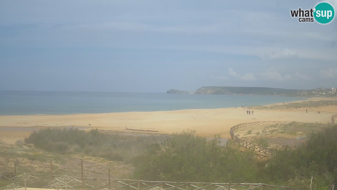 Cámara web Torre dei Corsari – Vista en directo de la playa desde Punta Usai