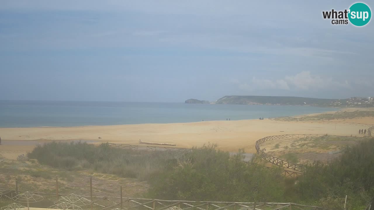 Webcam Torre dei Corsari – Liveblick auf den Strand von Punta Usai