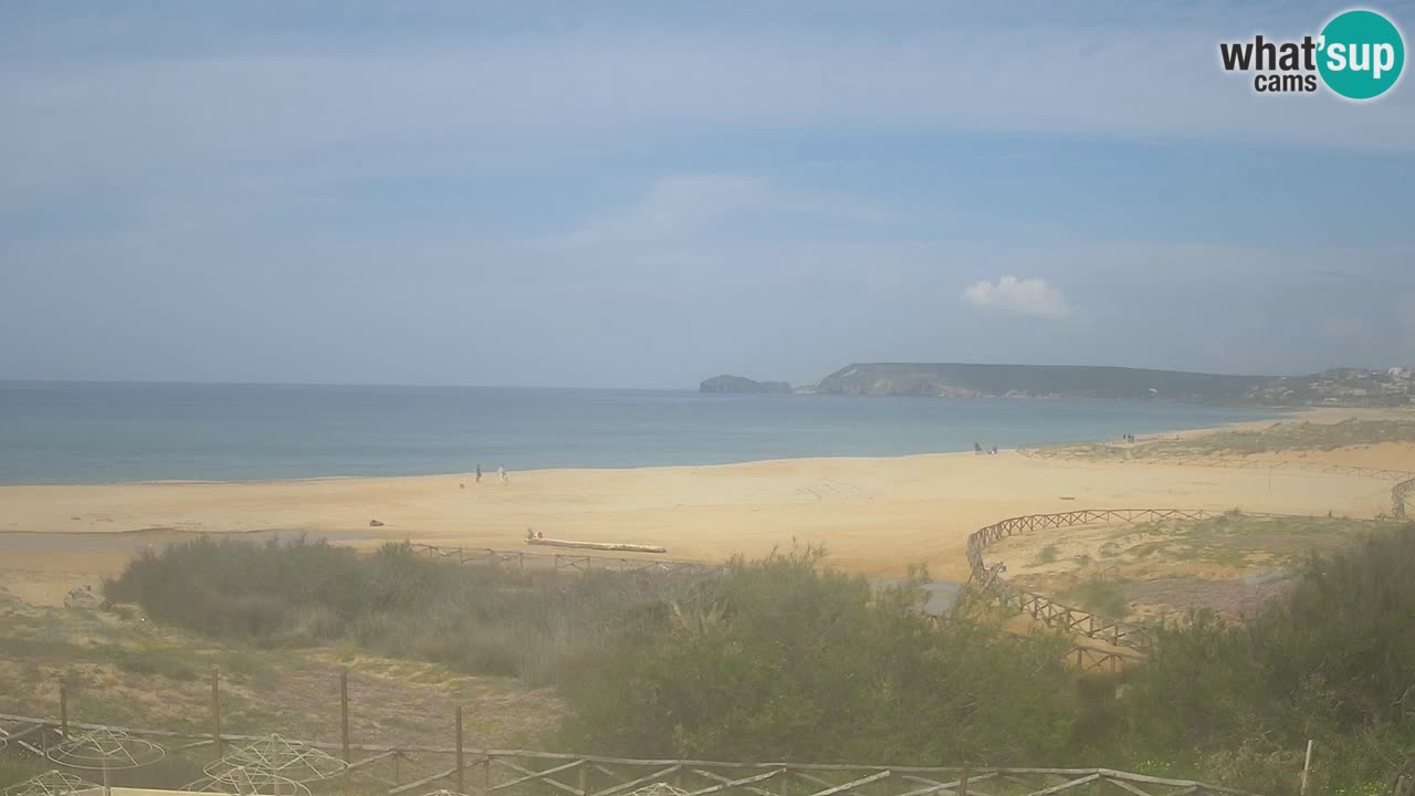 Webcam Torre dei Corsari – Vue en direct sur la plage depuis Punta Usai