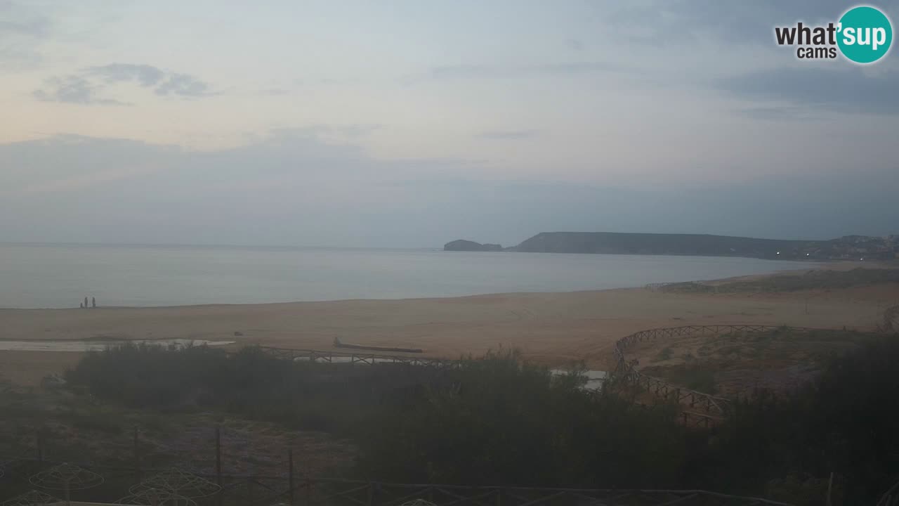 Cámara web Torre dei Corsari – Vista en directo de la playa desde Punta Usai