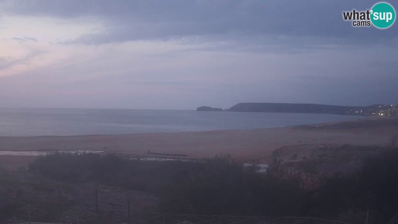 Webcam Torre dei Corsari – Live Beach View from Punta Usai