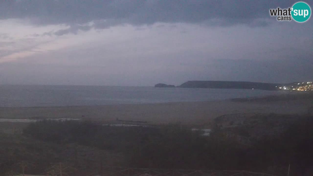 Cámara web Torre dei Corsari – Vista en directo de la playa desde Punta Usai