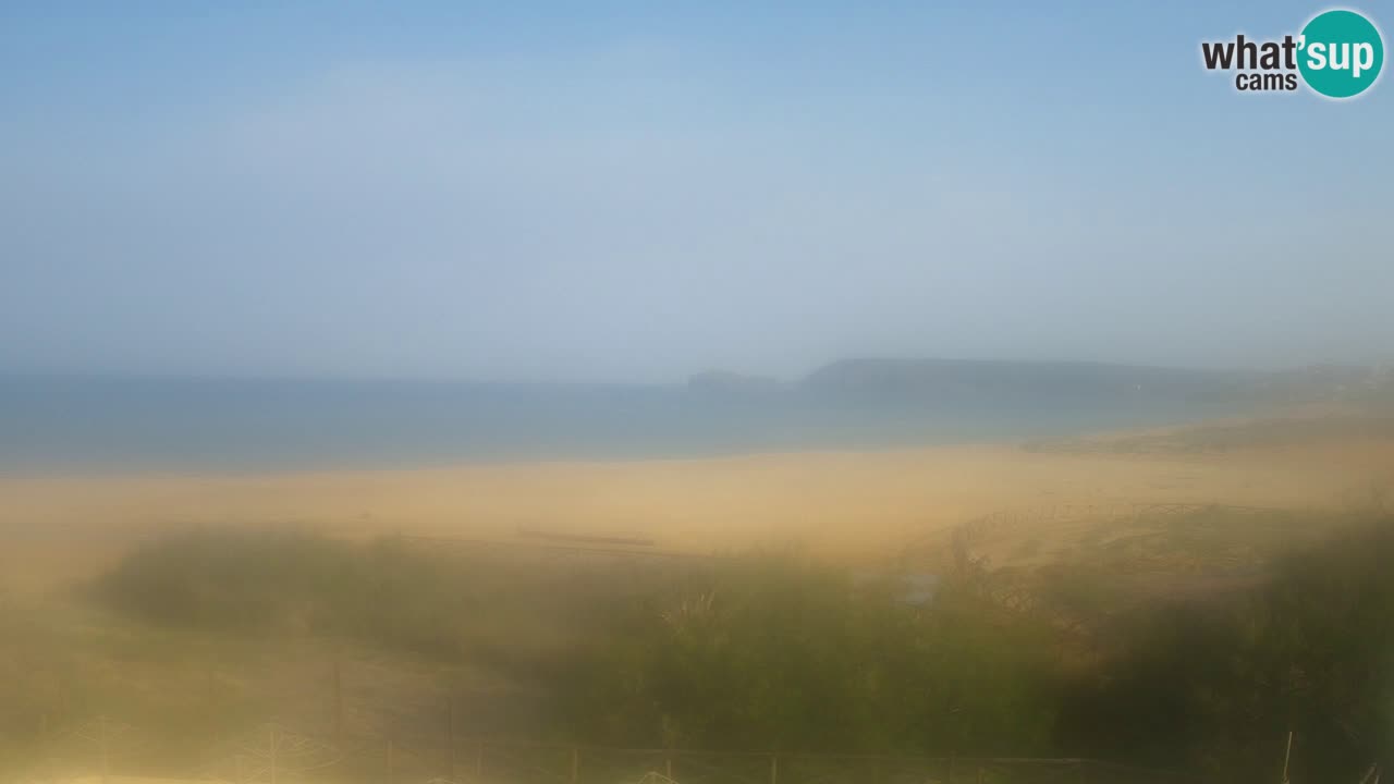 Webcam Torre dei Corsari – Vue en direct sur la plage depuis Punta Usai