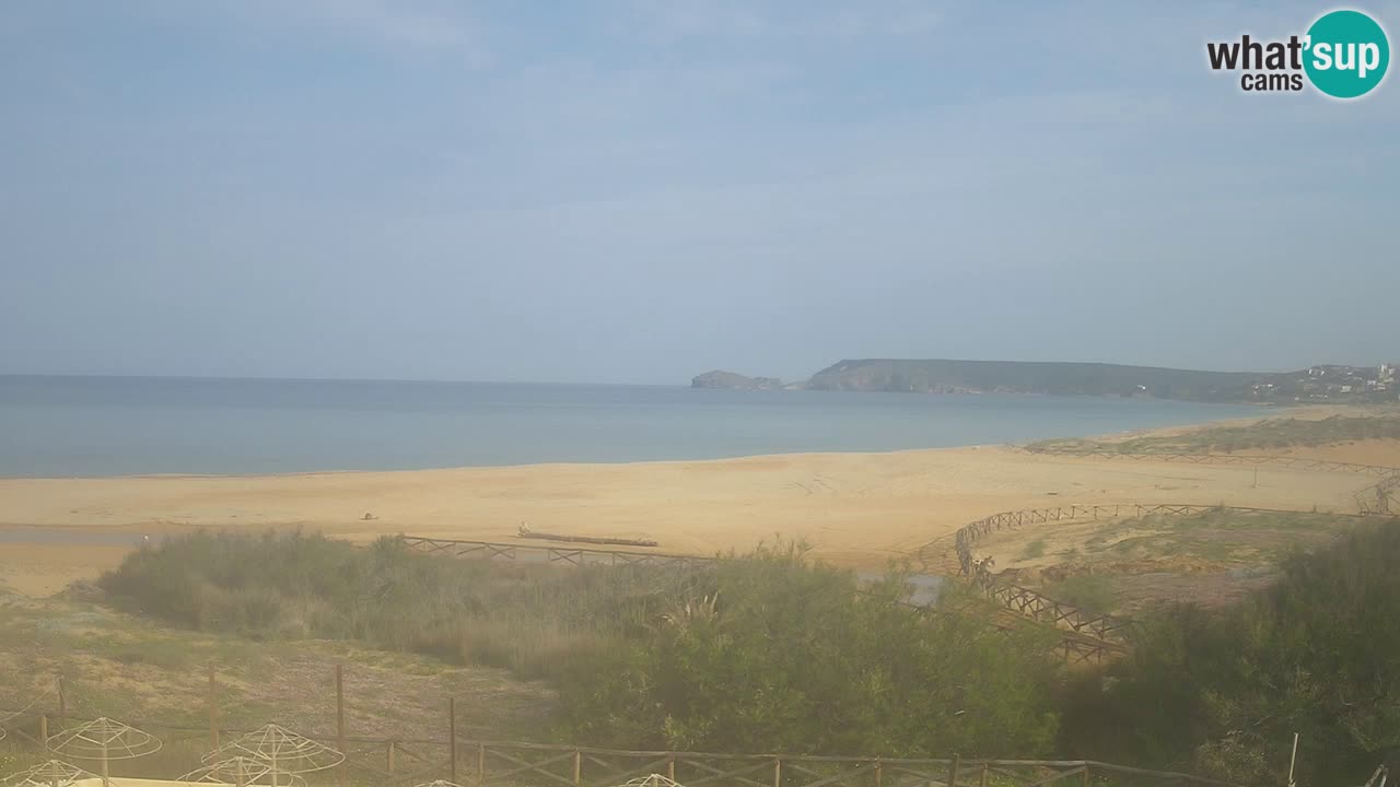 Cámara web Torre dei Corsari – Vista en directo de la playa desde Punta Usai