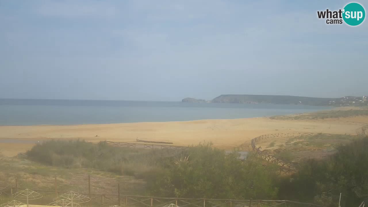Webcam Torre dei Corsari – Liveblick auf den Strand von Punta Usai