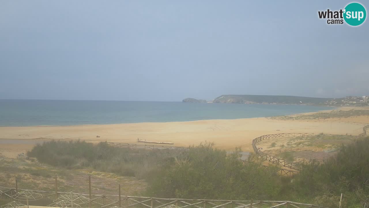 Webcam Torre dei Corsari – Vista live sulla spiaggia da Punta Usai