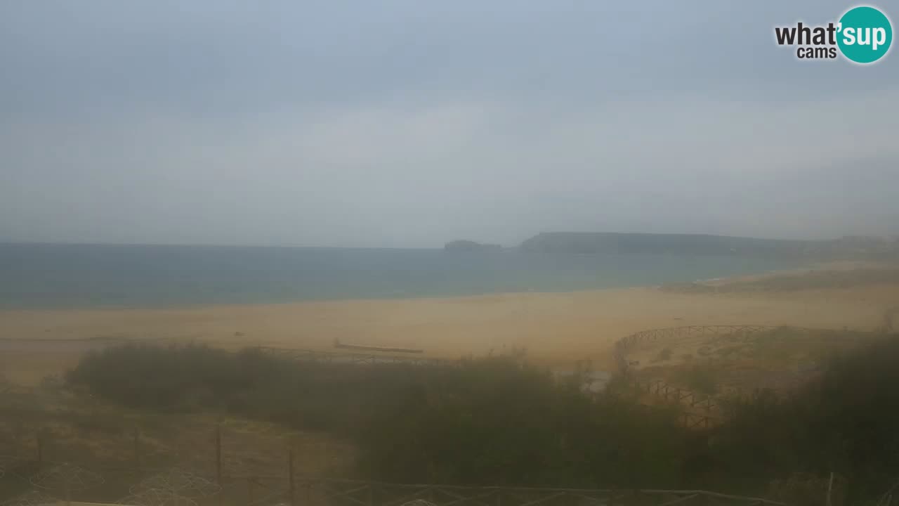 Cámara web Torre dei Corsari – Vista en directo de la playa desde Punta Usai