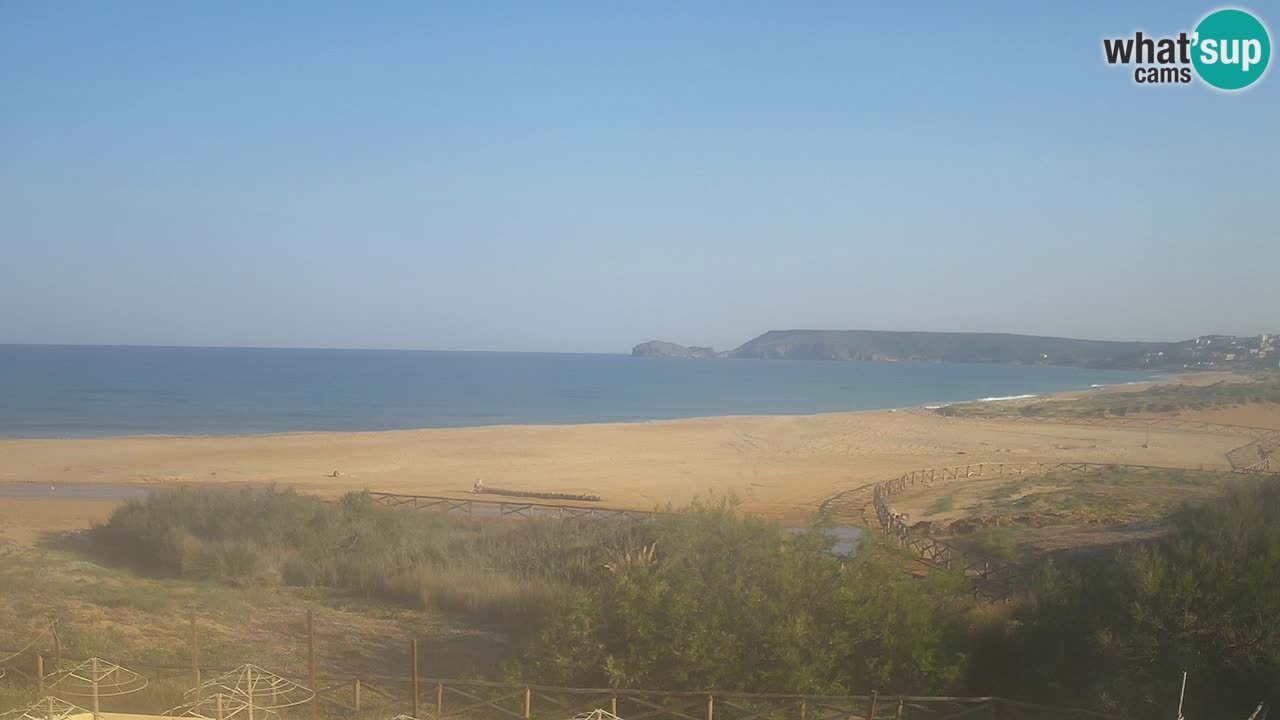 Webcam Torre dei Corsari – Liveblick auf den Strand von Punta Usai