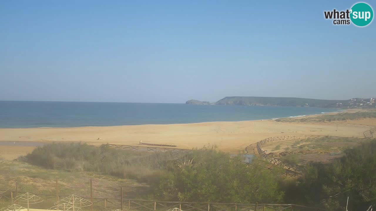 Webcam Torre dei Corsari – Live Beach View from Punta Usai