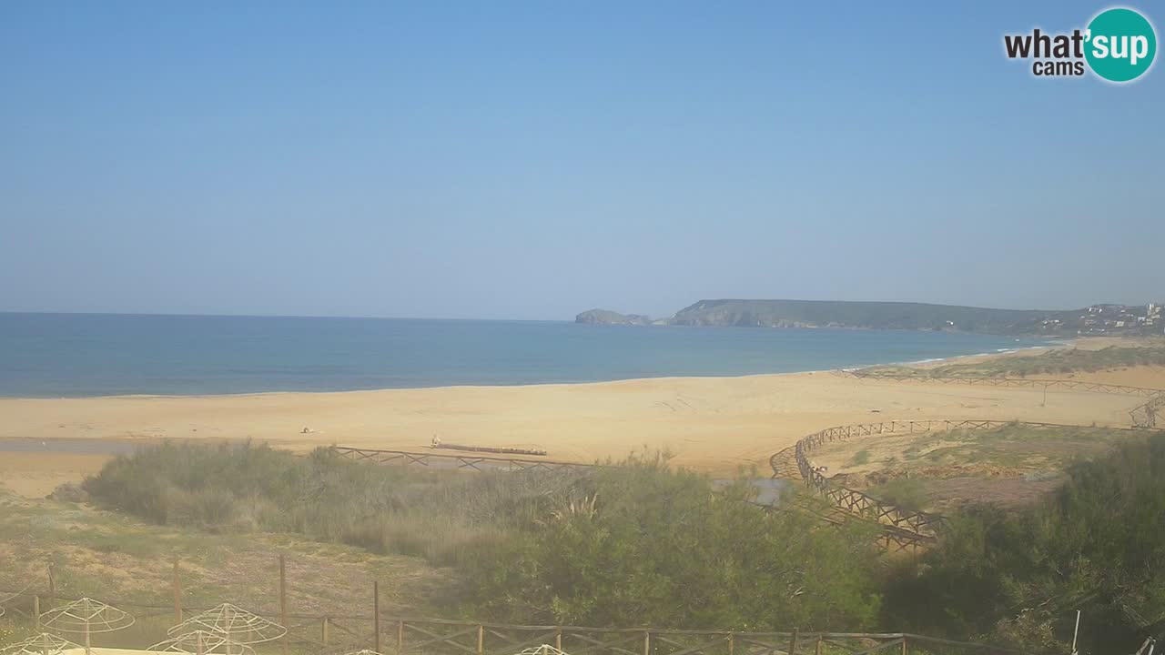 Webcam Torre dei Corsari – Vue en direct sur la plage depuis Punta Usai