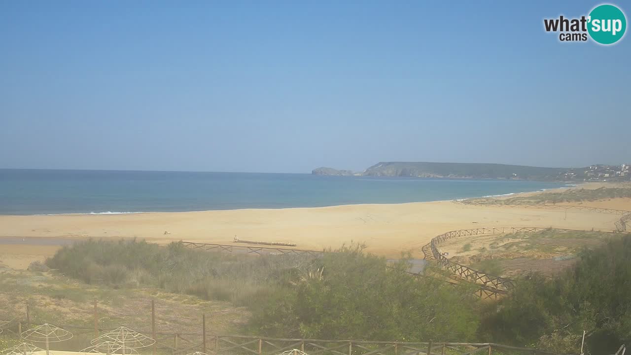 Webcam Torre dei Corsari – Live Beach View from Punta Usai