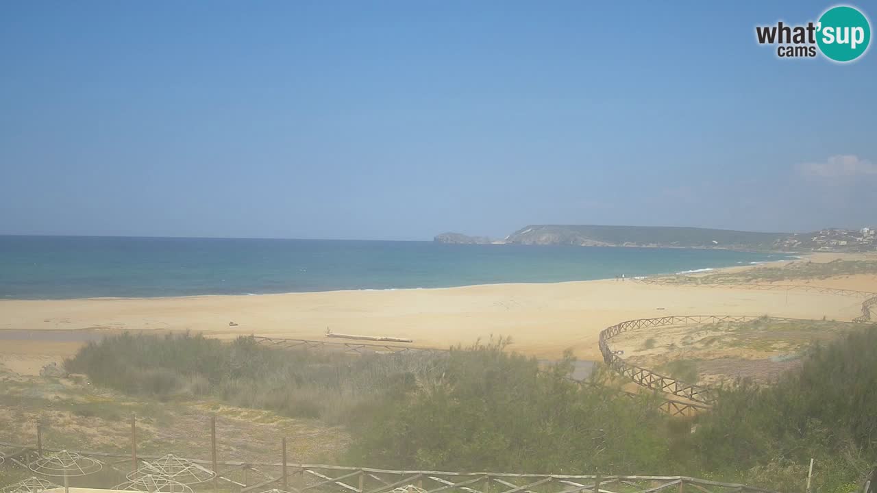 Webcam Torre dei Corsari – Liveblick auf den Strand von Punta Usai