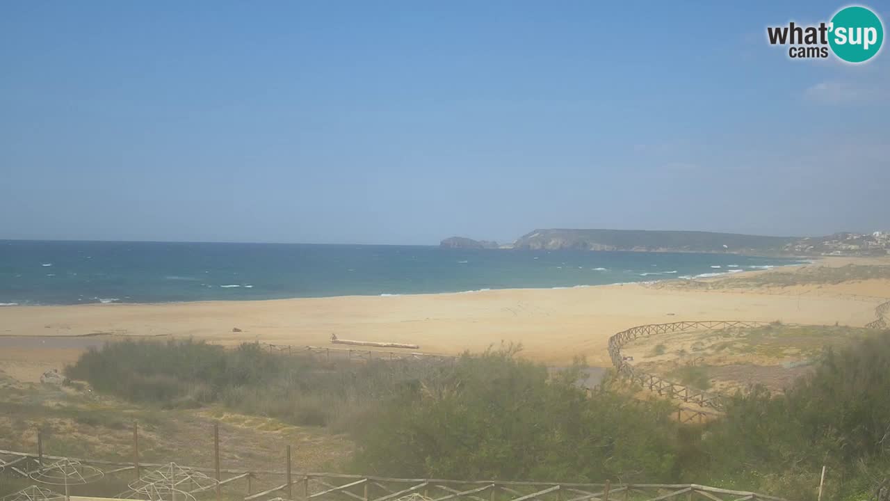 Webcam Torre dei Corsari – Vista live sulla spiaggia da Punta Usai
