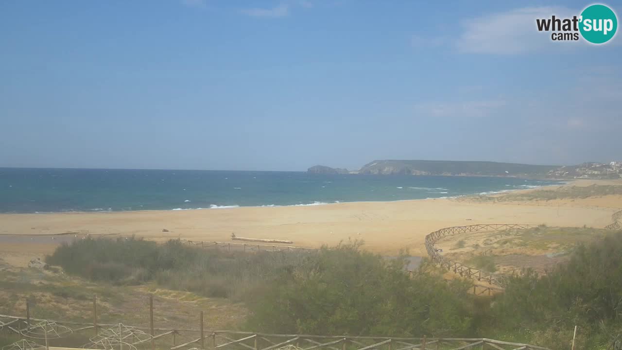 Cámara web Torre dei Corsari – Vista en directo de la playa desde Punta Usai