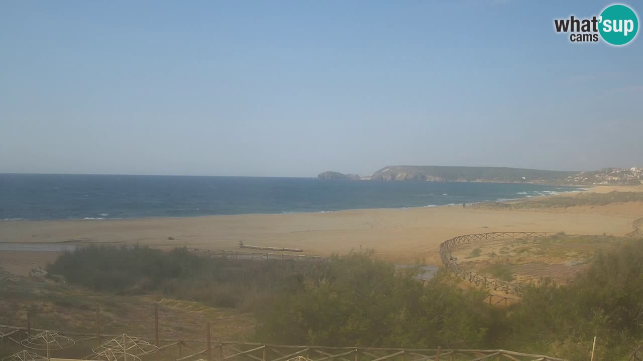Webcam Torre dei Corsari – Liveblick auf den Strand von Punta Usai