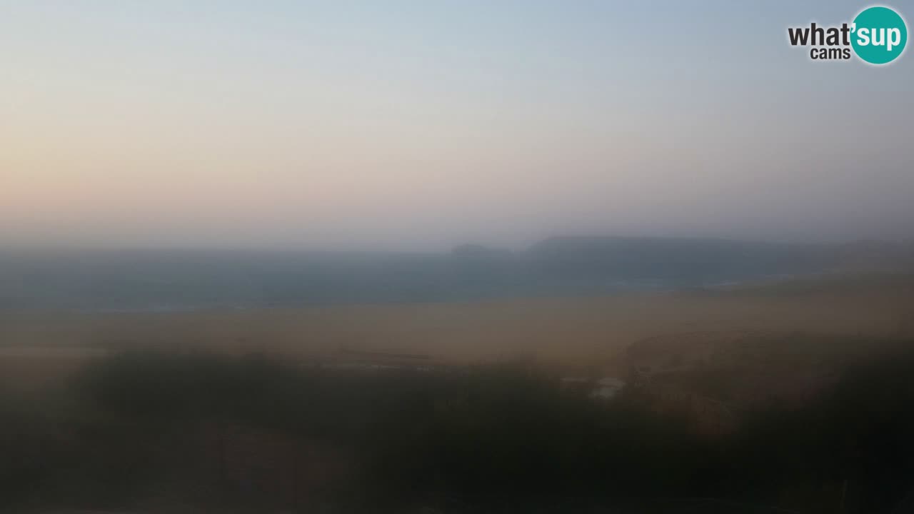 Cámara web Torre dei Corsari – Vista en directo de la playa desde Punta Usai